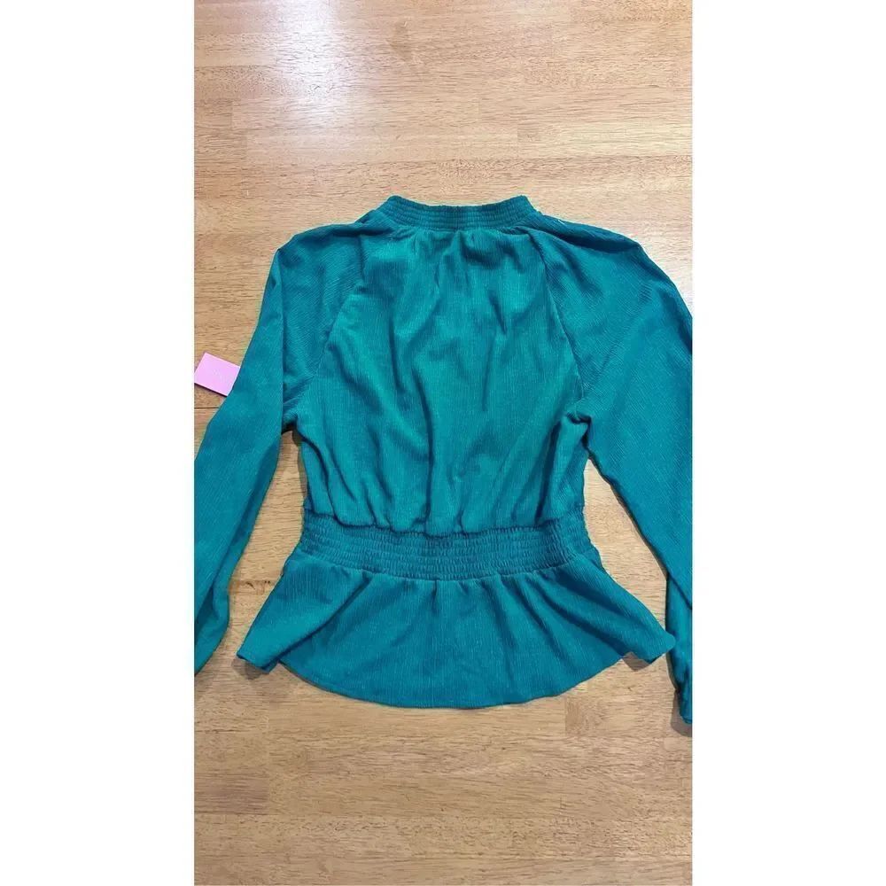 RILEY & RAE GREEN GAUZE BLOUSE WOMEN'S SIZE S NEW P1-151 - Picture 11 of 11